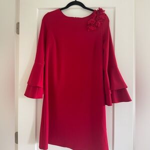 MSK size small red dress.